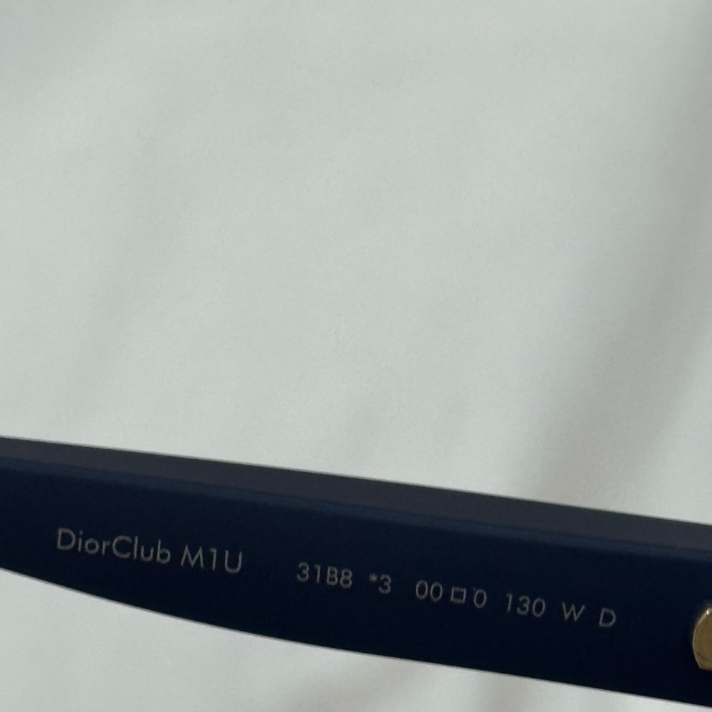 Blue Dior Oblique Mask Sunglasses - Picture 8 of 8